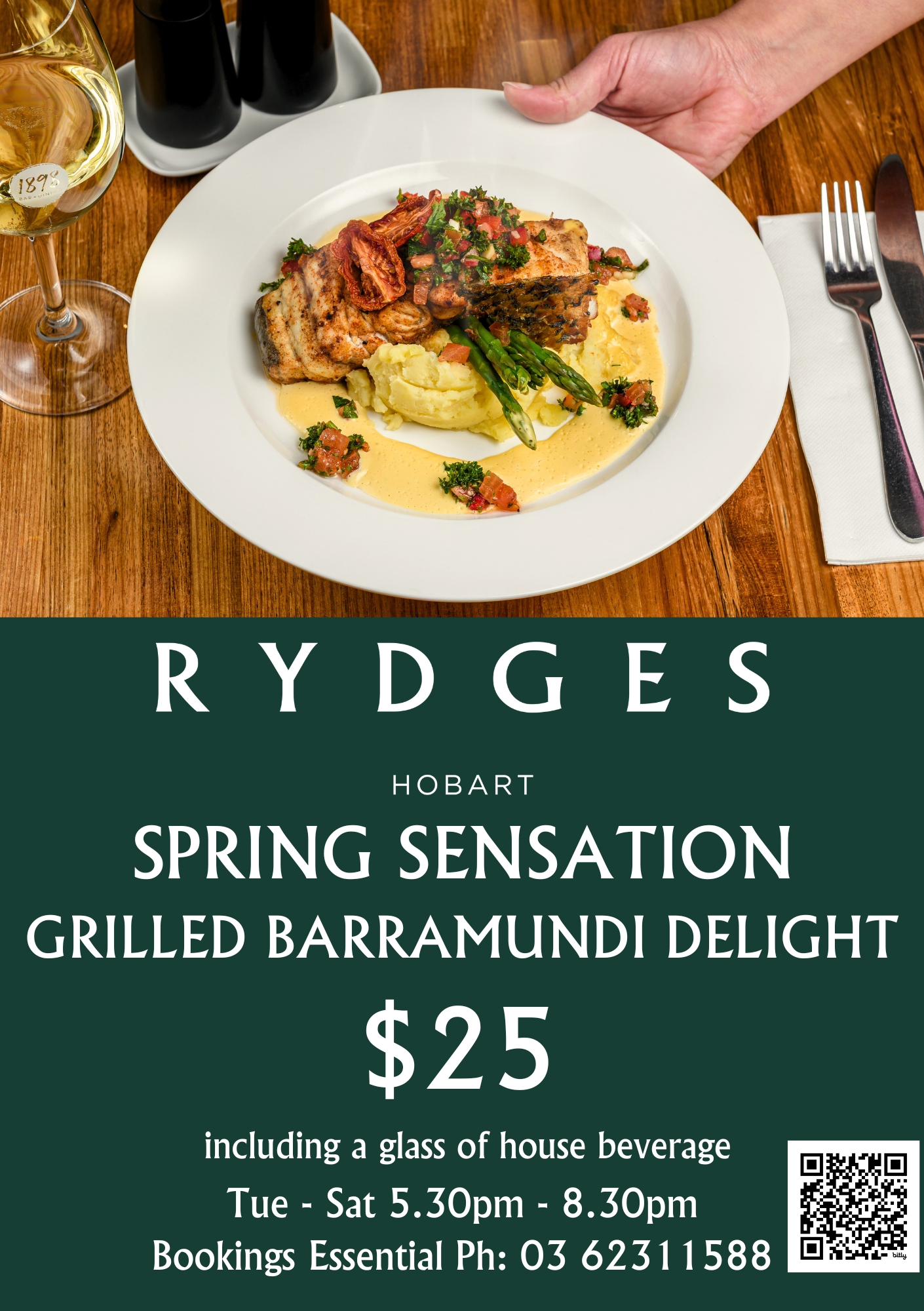 Spring is in the air – and so is the Seasonal Special at Rydges Hobart!